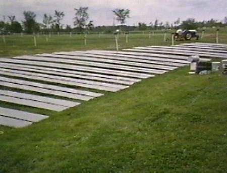 Hi-Way Drive-In Theatre - New Screen Panels July 1996